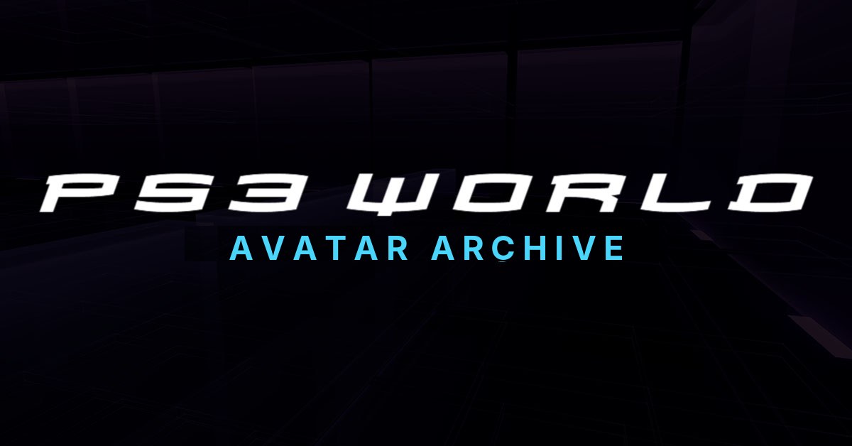 PS3 Avatar Archive — 6,324 PS3 avatars